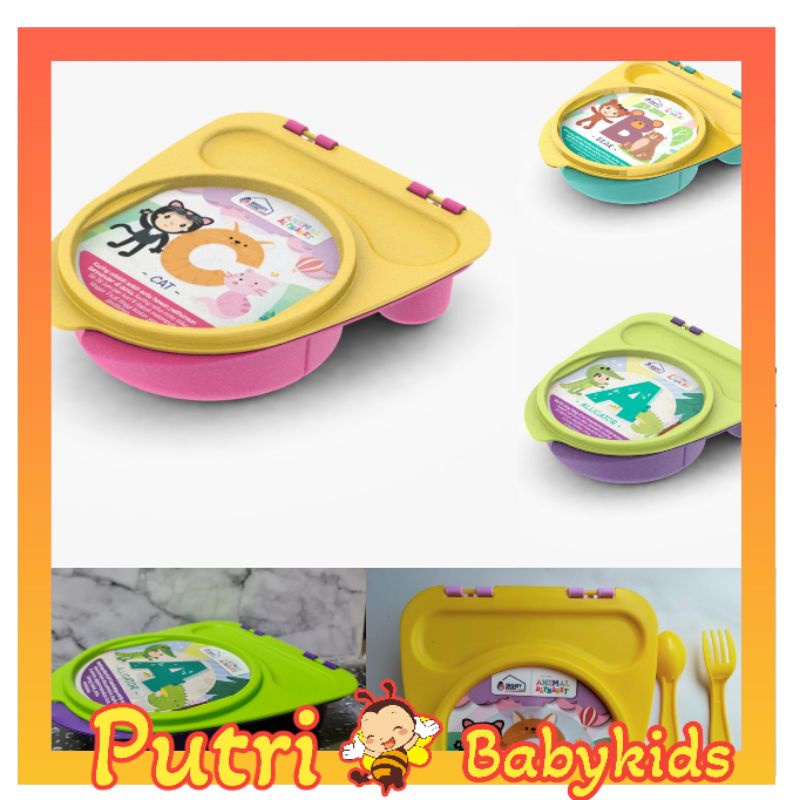 Tempat Bekal Makan Anak Sekolah Tempat Penyimpanan Makan Lunch Box Amalfi Biggy Home (BPA free) Putr
