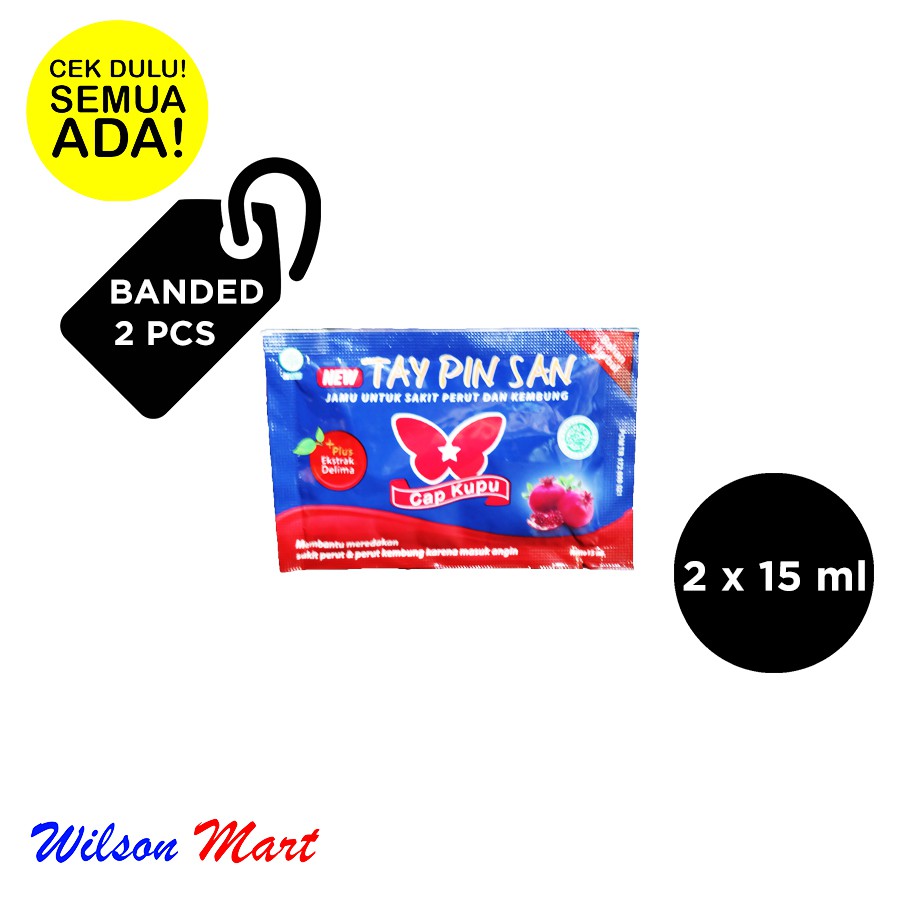 Tay Pin San Cair Cap Kupu 15 Ml Puyer Sakit Perut Banded 2 Pcs Shopee Indonesia 2165