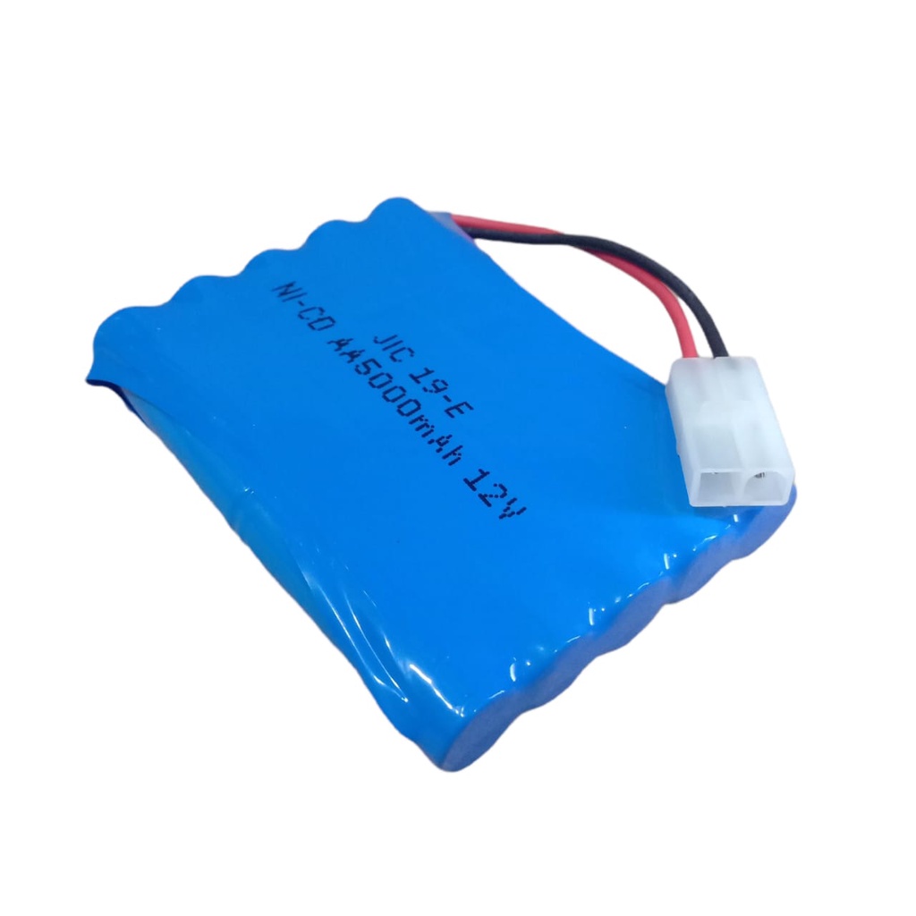 Baterai RC/ Remot Control/ Mainan Anak NI-CD 1OX AA 5000mAh 12V Soket Putih 2 Pin