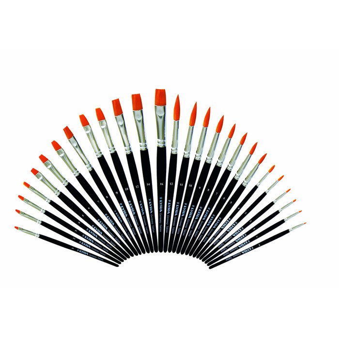 

LYRA ART BRUSH ROUND SATUAN / KUAS LYRA NYLON BULAT