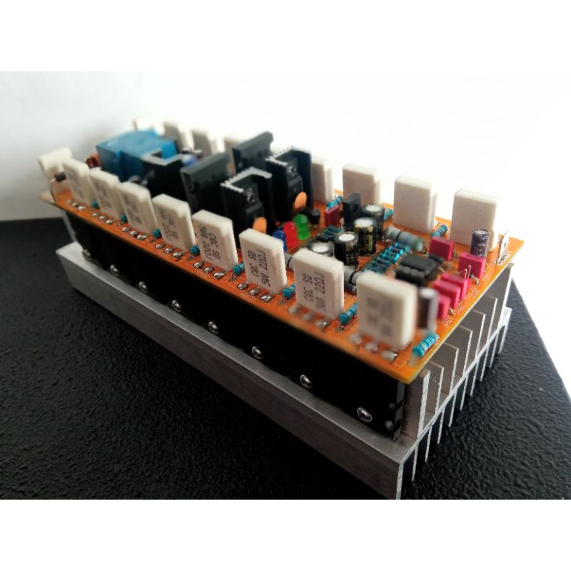 KIT DRIVER 506 PRO TEFF + FINAL 8 SET TOSHIBA PCB DOBELLAYER  SIAP PAKE 1000 RMS FOR POWER AMPLIFIER