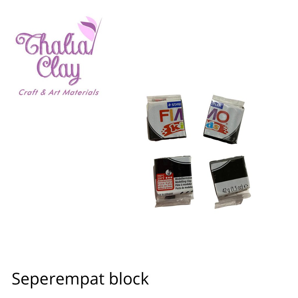 FIMO KIDS POLYMER CLAY 1/4 BLOK MODELLING CLAY SCULPTING CLAY BAHAN KERAJINAN TANGAN