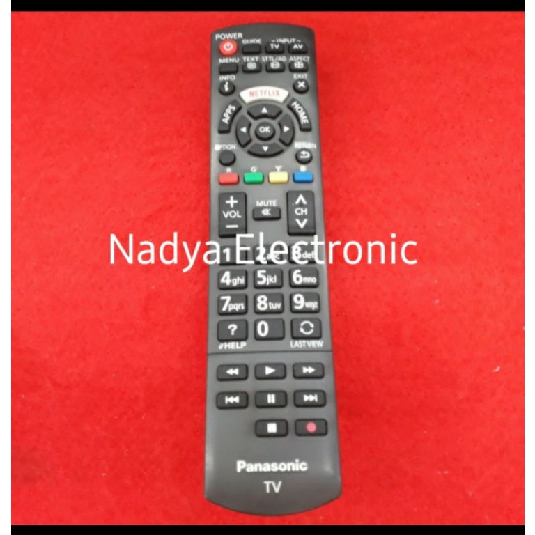 REMOTE REMOT SMART TV PANASONIC NETFLIX LED LCD ORIGINAL ASLI