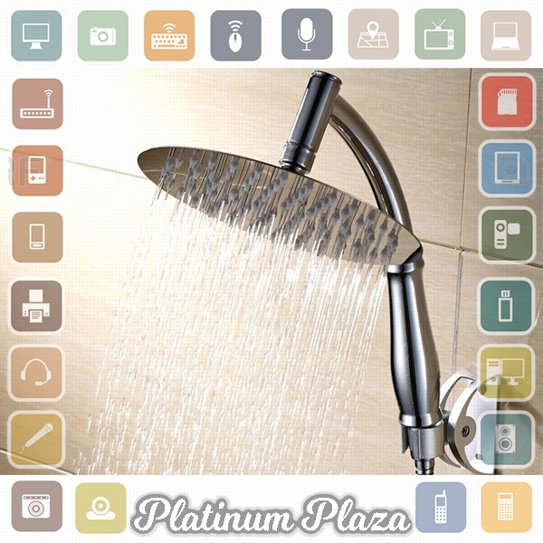 Stand Head Holder Shower Mandi Adjustable Head - GUGUJI222 - Silver`14CVUY-