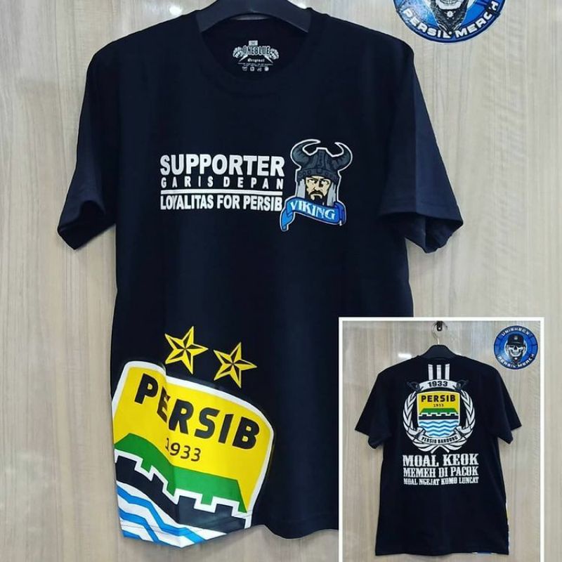 Kaos Persib Bobotoh Garis Keras | Baju Persib Murah Grosir