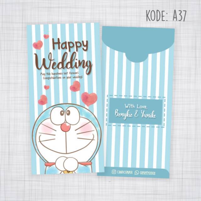 

Angpao Wedding Doraemon