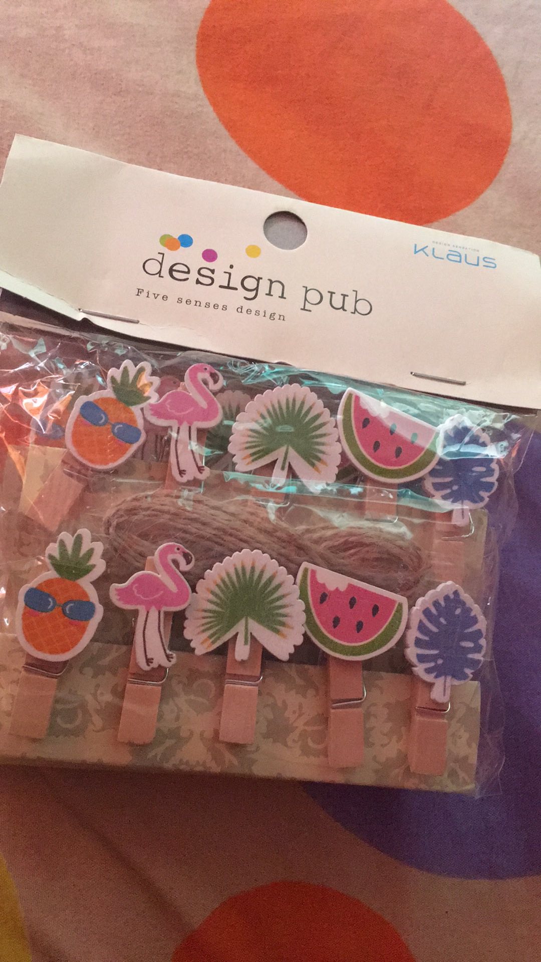 Set Jepitan Polaroid Foto Flamingo Nanas Dapat 10 Pcs Gratis Tali Beli Satu Set Dapat Sepuluh Pcs