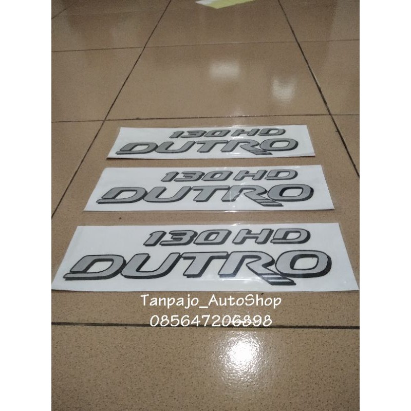 STICKER HINO DUTRO