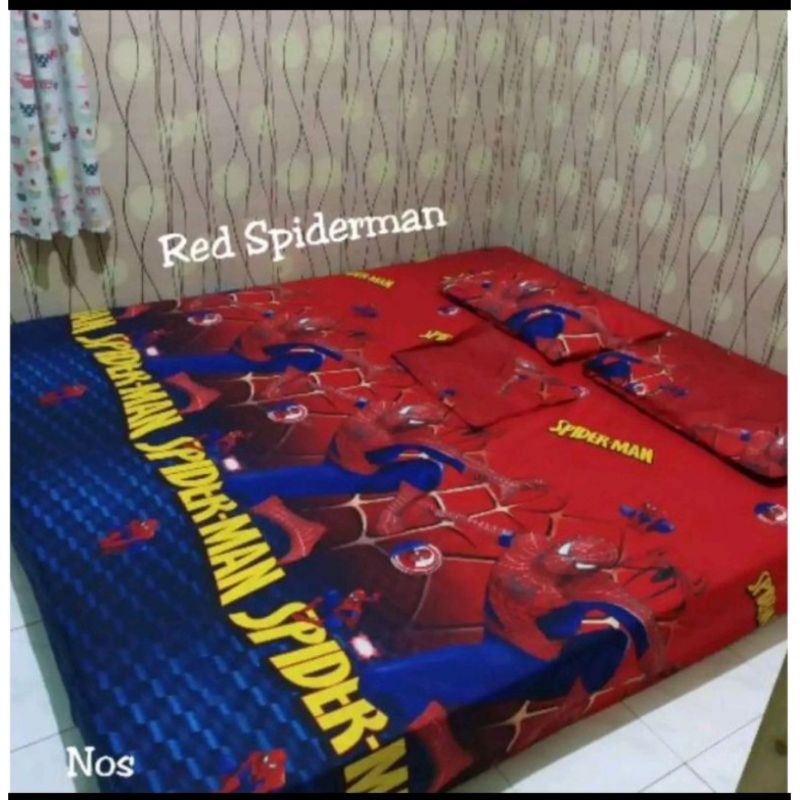 SPREI Homemade Karakter Anak Spiderman Uk 120 160 180