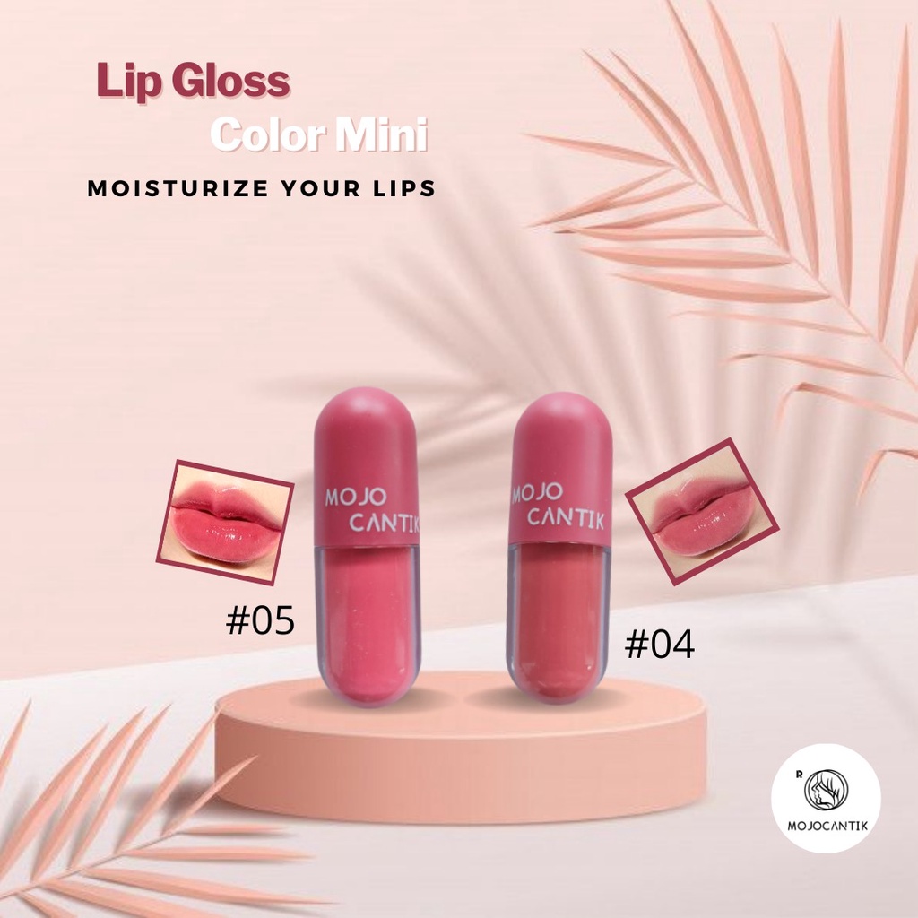 Lipcream dan Lip Glossy Pills By Mojocantik Brand Pigmented / Colorfull / Matte / Natural