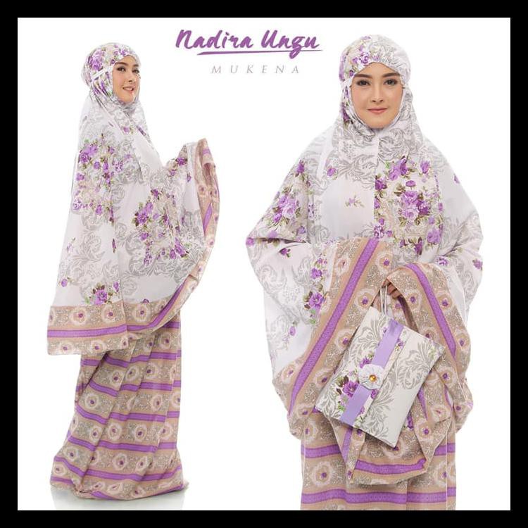 MUKENA BALI DEWASA NADIRA TAS PESTA UNGU