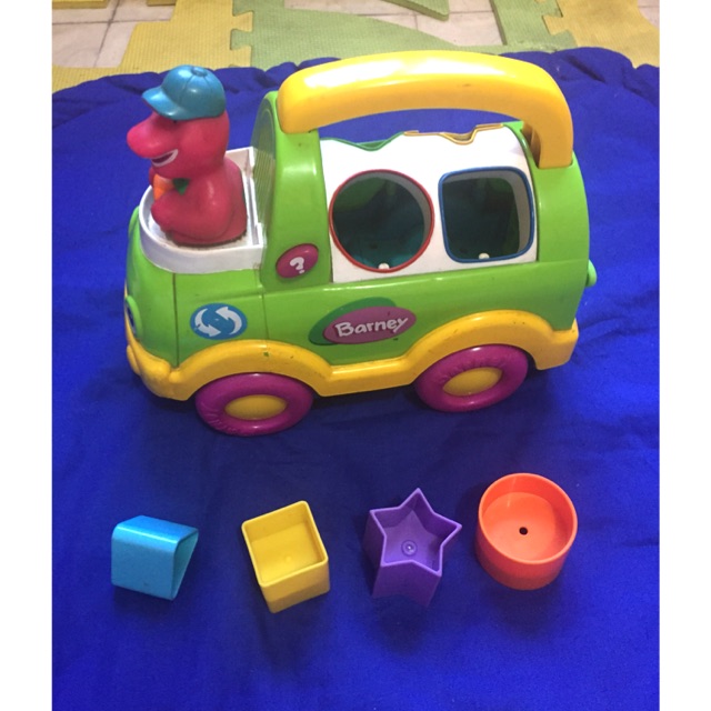 Barney Clean-up Shapes 10" Truck Electronic Talking New Fisher-Price 1992