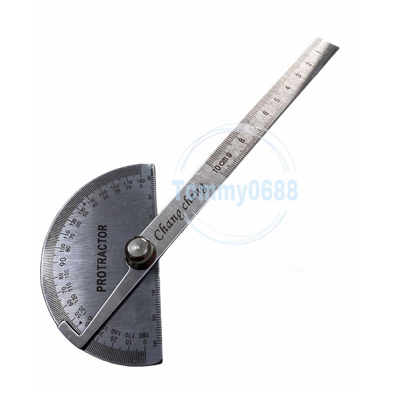 

PENGGARIS ROTASI BUSUR 180 DERAJAT STAINLESS PROTRACTOR ALAT UKUR