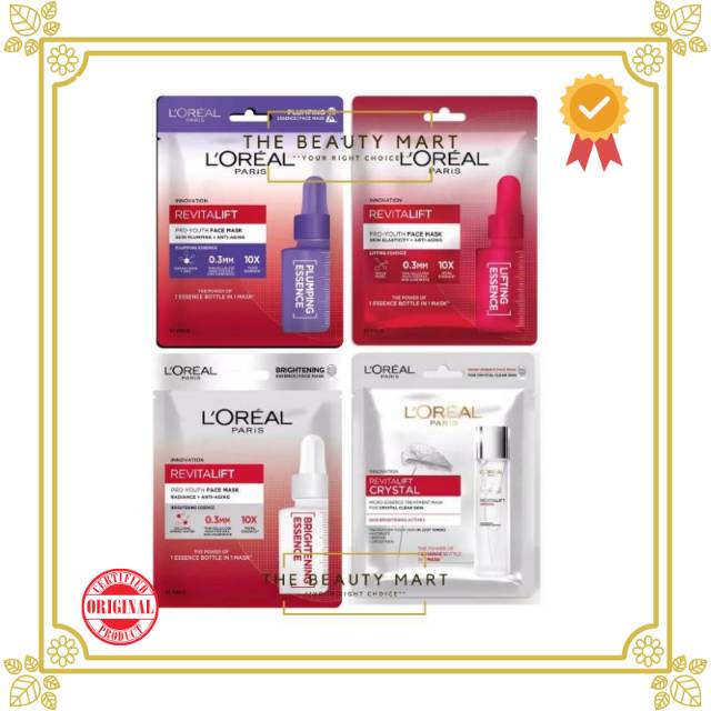 LOREAL REVITALIFT FACE MASK (SHEET MASK)