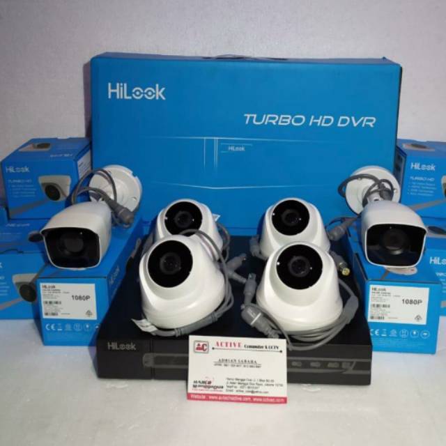 Paket cctv  hilook 6 kamera murah