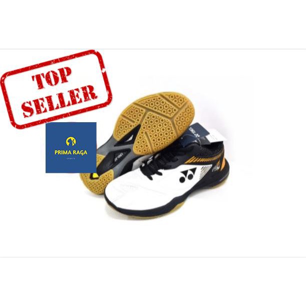 SEPATU BADMINTON YONEX / Yonex SHB 65 Z2 M - Black & White - Series Pro