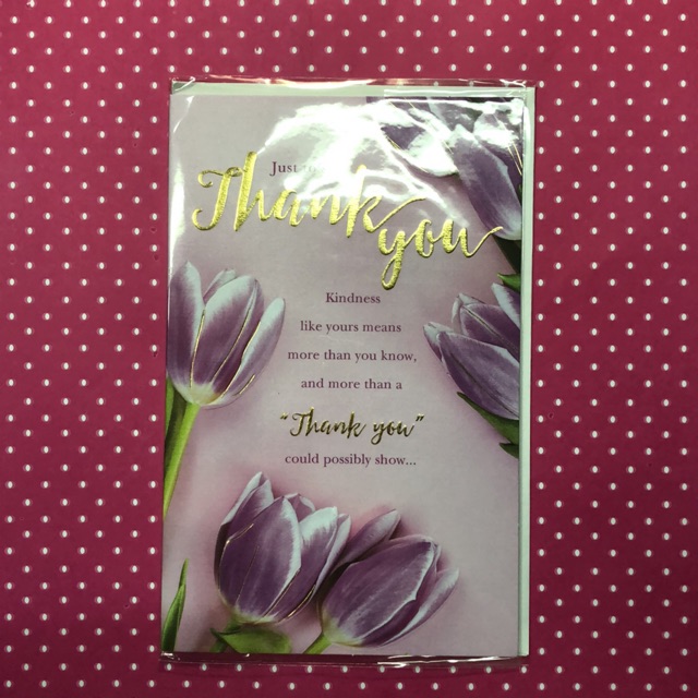 

Thank you card (tulip)