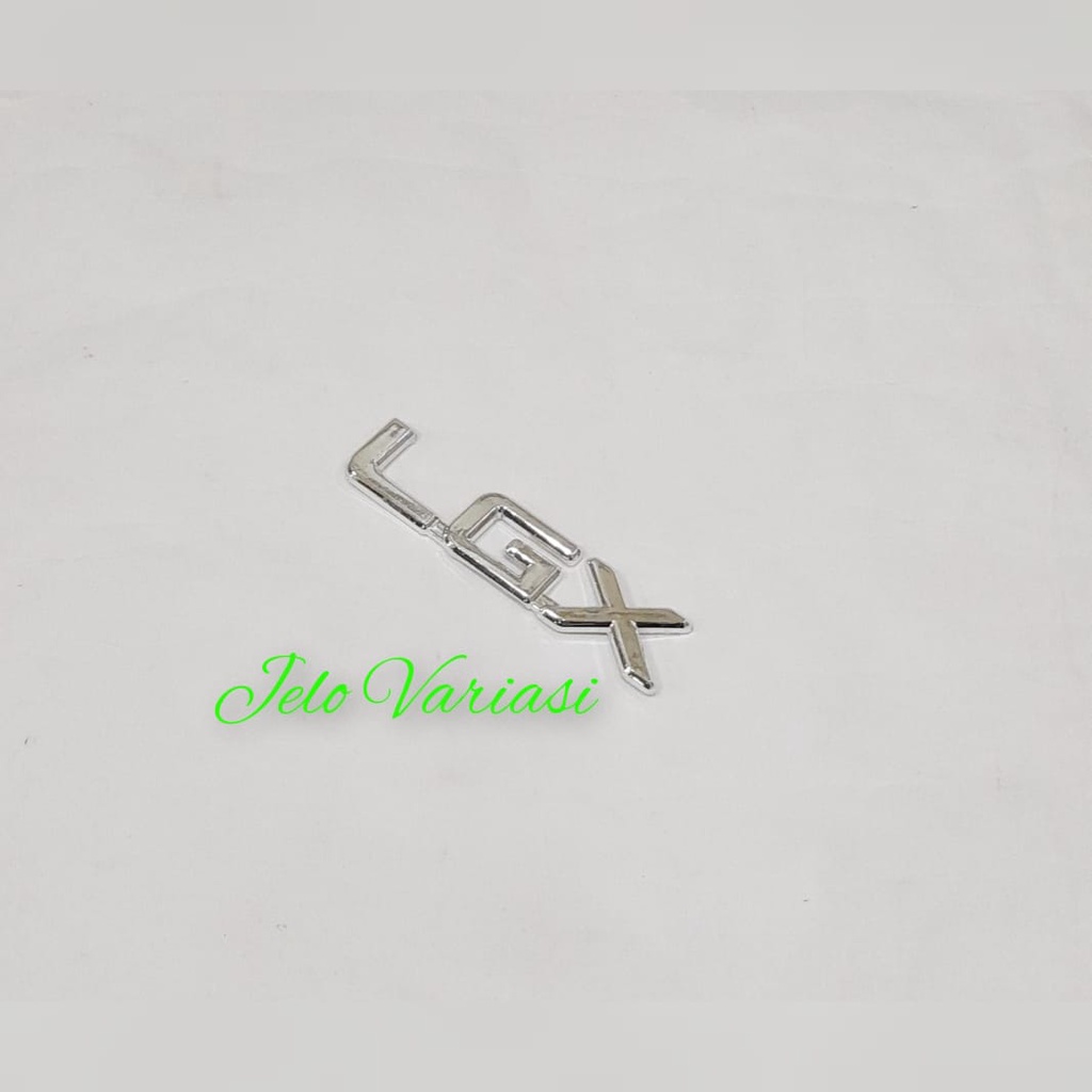 Emblem Lgx/Kijang Lgx/Logo lgx/Emblem Toyota Kijang Lgx Chrome