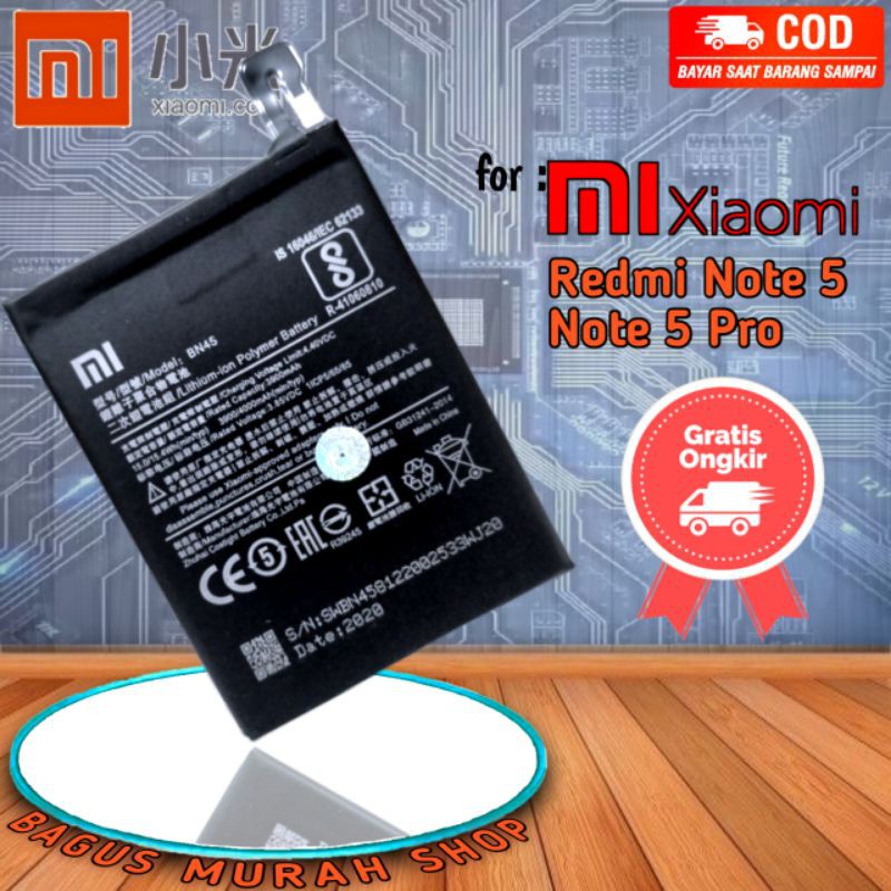 BATTERY BATRE BATERAI MI Pocophone F1 BM4E  poco F1 BM 4E REDMI NOTE 5 / REDMI NOTE 5 PRO BN45 BN-45 ORIGINAL