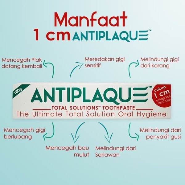 Antiplaque Toothpaste Pasta Gigi