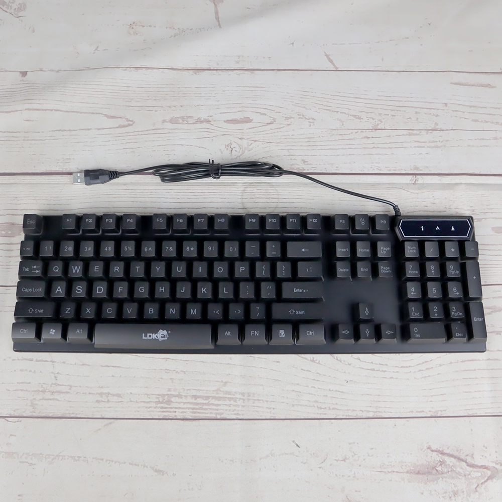 LDKAI Gaming Keyboard RGB LED Wired - R260 - Black