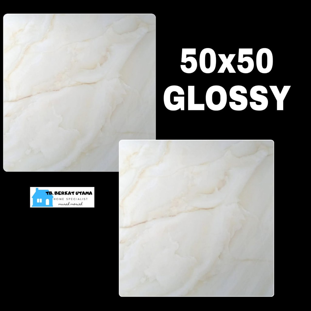 Jual KERAMIK LANTAI 50X50 BABYLONE BEIGE MOTIF GRANIT Marmer | Shopee