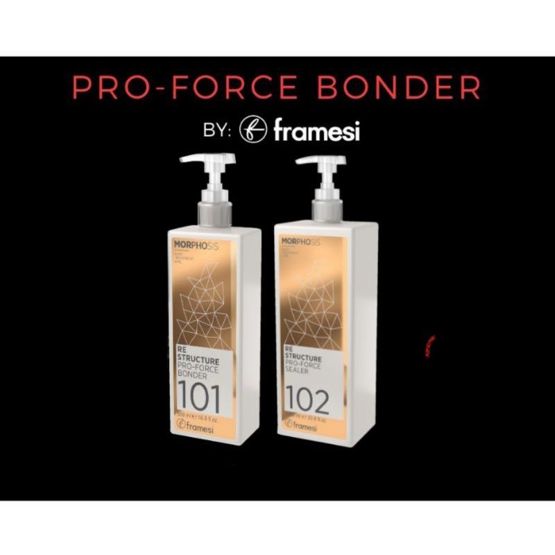 Framesi morphosis proforce bonder 101 proforce sealer 102 / treatment rambut rusak