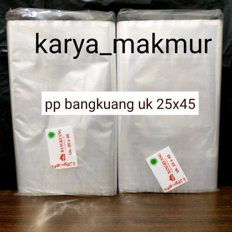 Jual Kantong Plastik Pp Bening Uk 25x45 Bangkuang Plastik Laundry Shopee Indonesia 5316