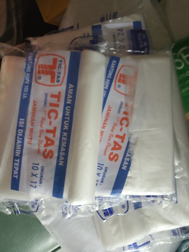 Kantong Plastik Hdpe Tictas Uk 10 X 17 Plastik Buram Plastik Es Batu