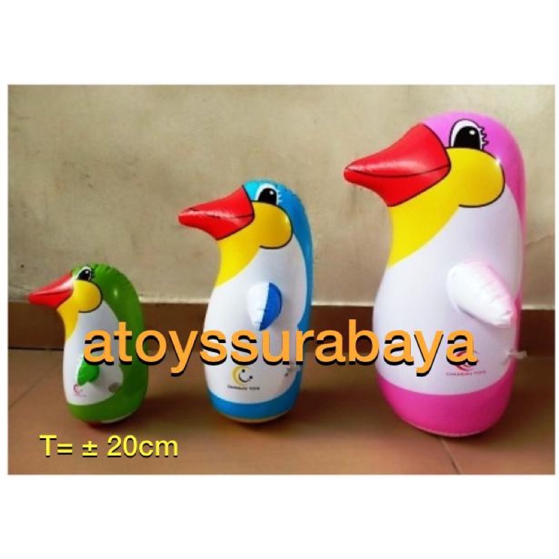 MAINAN TIUP TINJU PASIR PINGUIN WARNA KECIL (TIUPAN)