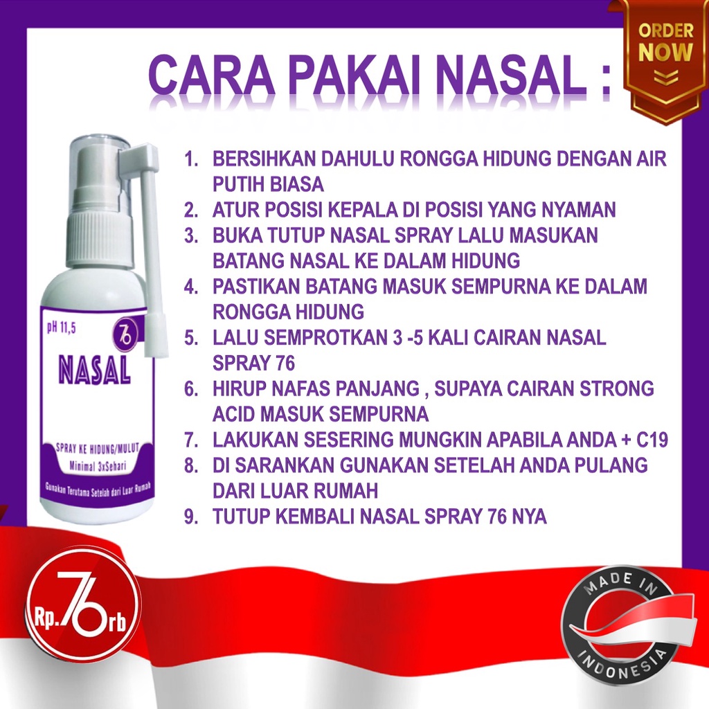 nasal spray anosmia cuci hidung hilang penciuman anti covid corona hand sanitizer spray