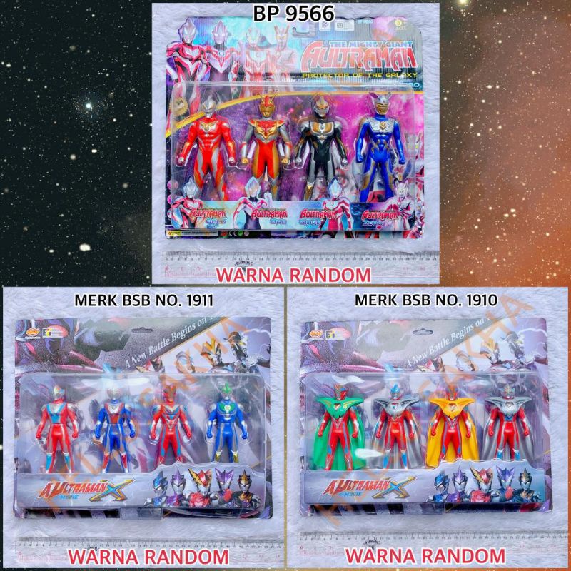 MAINAN AULTRAMAN X MOVIE & ORB GEED GINGA ZERO BP 9566 BSB NO. 1911 1910 SUPERHERO ULTRAMAN ROBOT RO