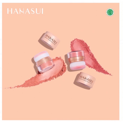 HANASUI Perfect Cheek Blush &amp; Go Powder / Blush On powder kosmetik