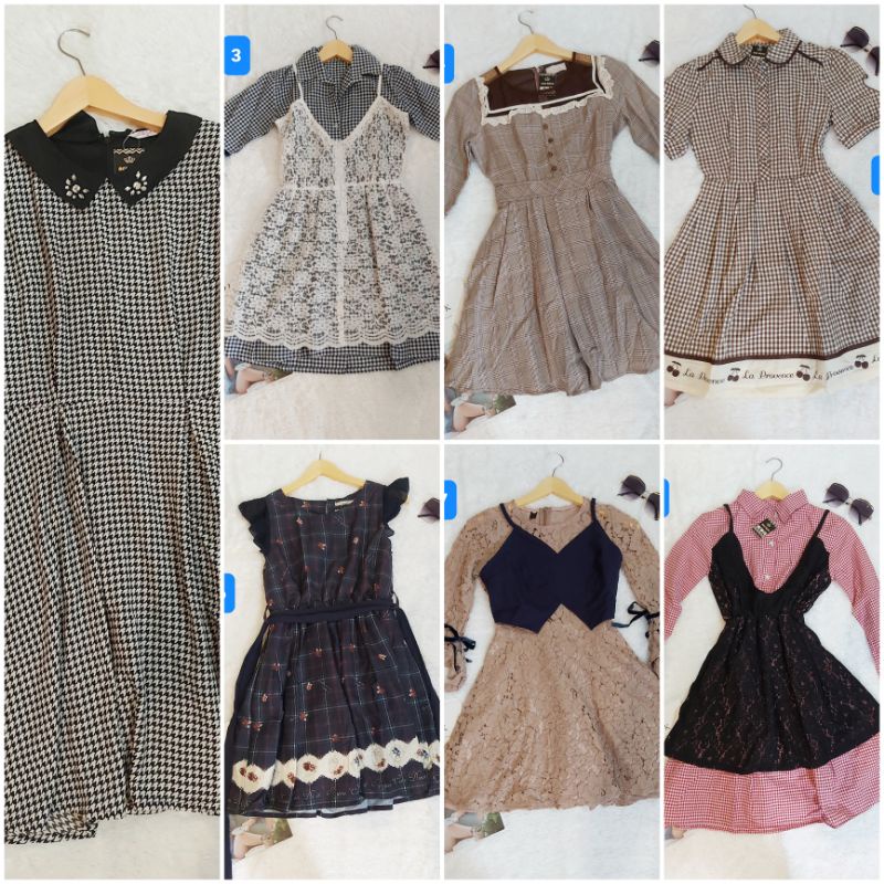 PRELOVED DRESS VINTAGE STYLE PREMIUM KAWAII