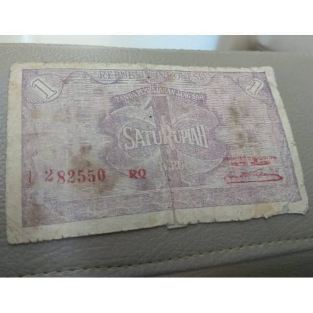 Uang 1 rupiah oriba ori baru thn 1945 - 1949 asli