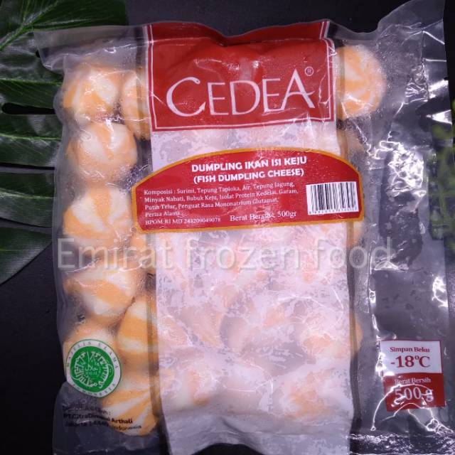 

CEDEA FISH DUMPLING CHEESE dumpling keju 500gr