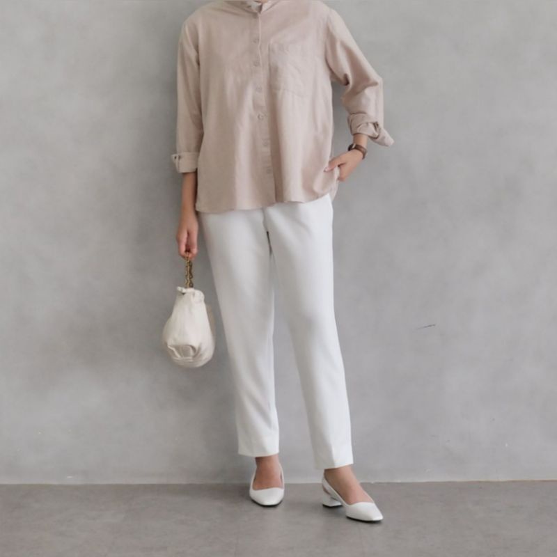 JOEY PANTS (Milk)  - COTTONARY