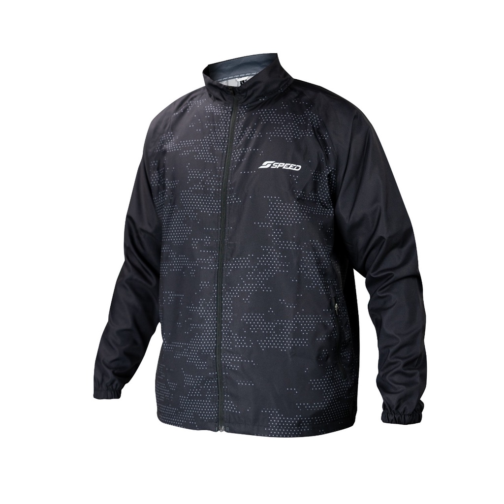 SPEED JERSEY - Jaket Windbreaker Speed - Hitam