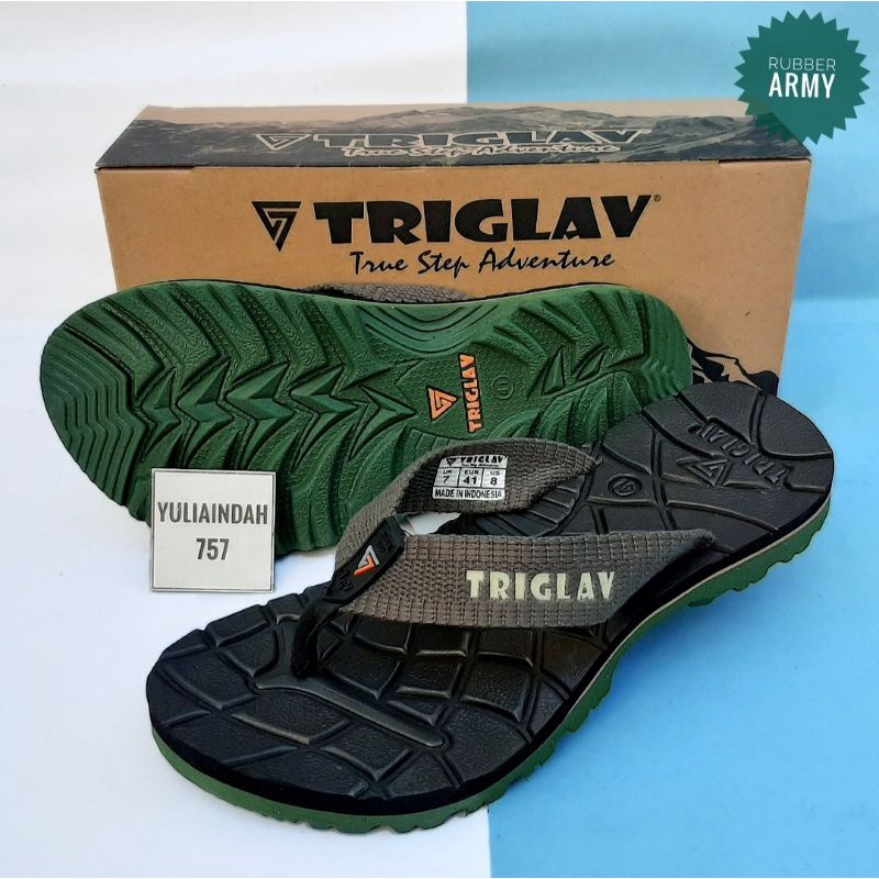 Sandal triglav original - Sandal Gunung Triglav Casual Pro Premium - Sandal Jepit Outdoor - Sandal Pria Wanita - Sandal Jepit Triglav - Sendal Triglav Lengkap Box