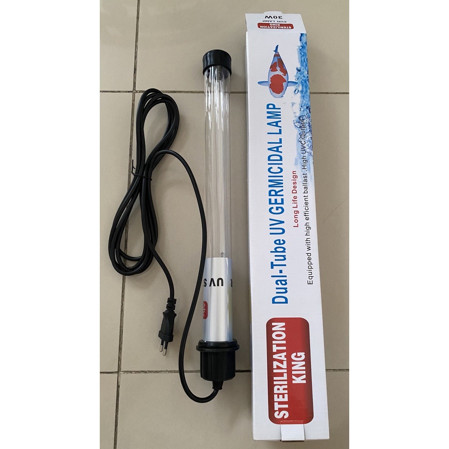 PM Lampu UV Celup 30 Watt Lampu Kolam Ikan Koi/Louhan/Arwana dll AA-285