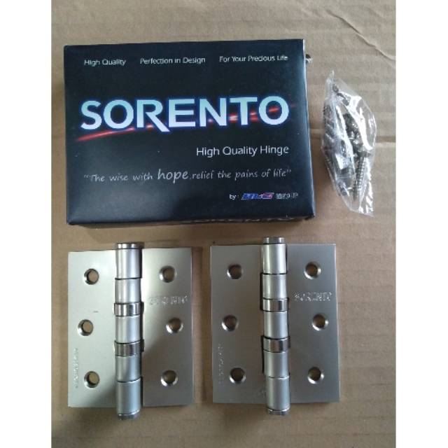 Engsel Jendela Sorento 3x2.5x2.5mm Nikel High Quality Hinges