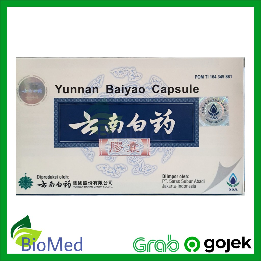 YUNNAN BAIYAO CAPSULE - Untuk Perdarahan Saluran Cerna dan Luka