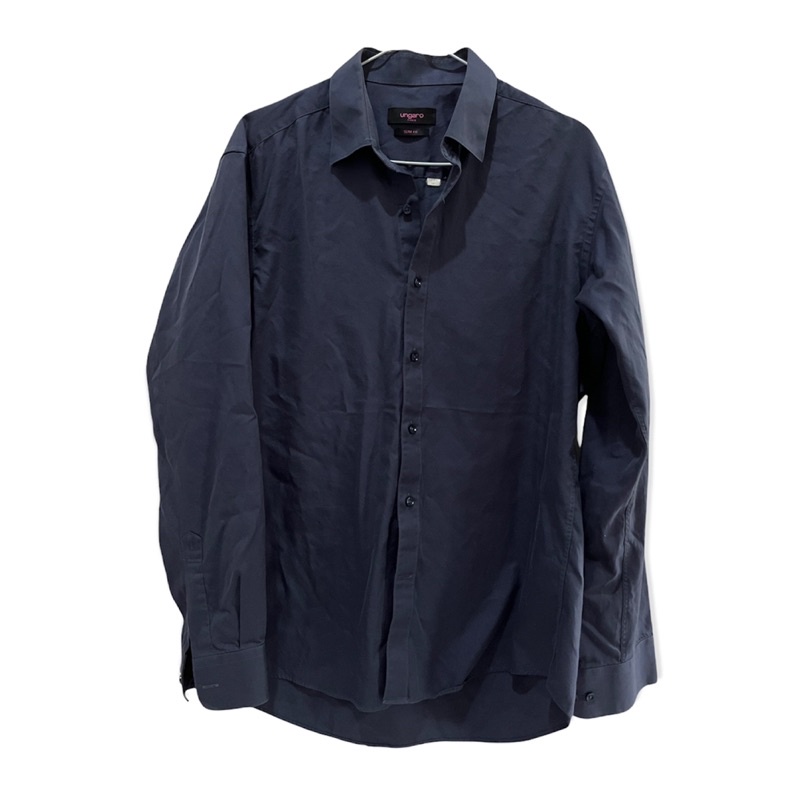 kemeja ungaro warna blue denim