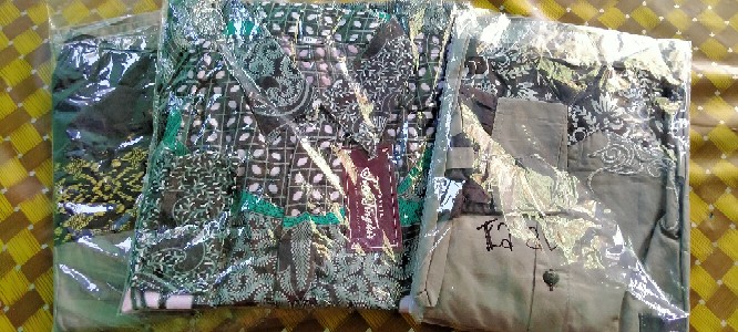 Batik Kalongan | Koko Batik Bordir Size S M L Xl Xxl Lengan Panjang