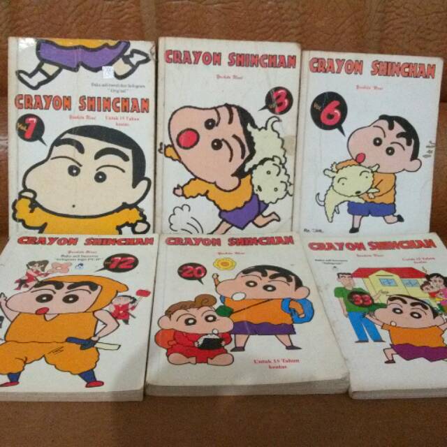 Komik Crayon Shinchan. Jual SET