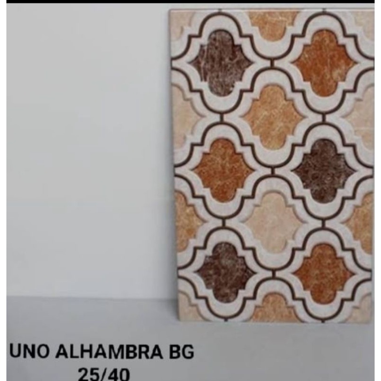 Keramik Dinding UNO Alhambra Series Ukuran 2540