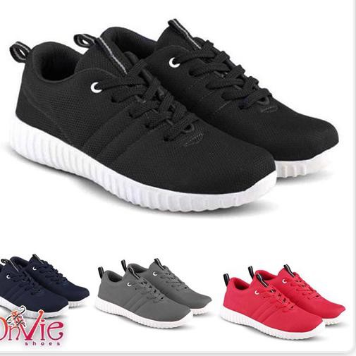 Flash-Shop>> Onvie Sepatu Sneakers Kets dan Kasual Pria Dewasa Multi, Sepatu santai sekolah kuliah k