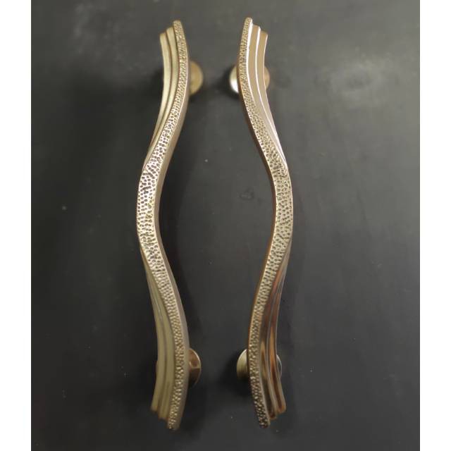 Handle Pintu Kuningan Kipas / Brass Door Pull - Polished Brass Juwana
