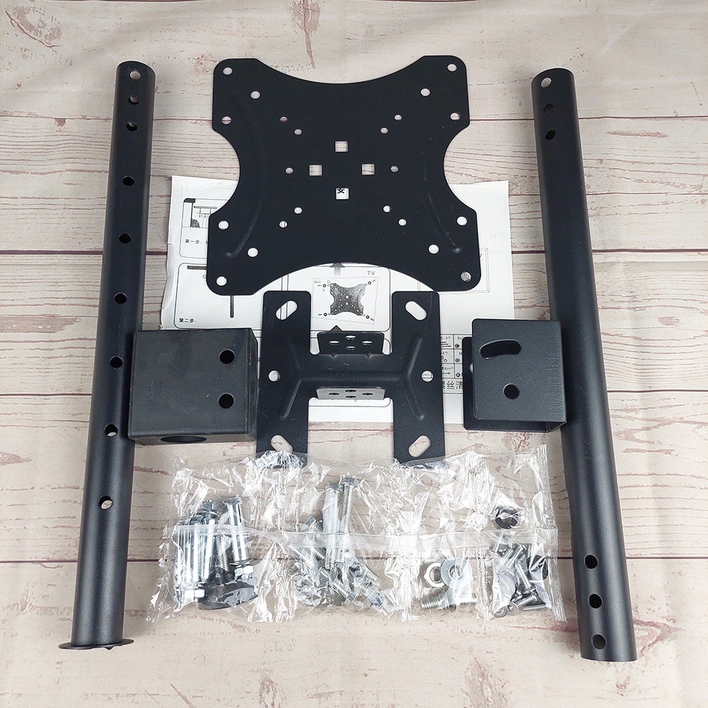 Bracket TV Mount Hanger Monitor Gantung Telescopic 14-42 Inch - JT-01 - Black