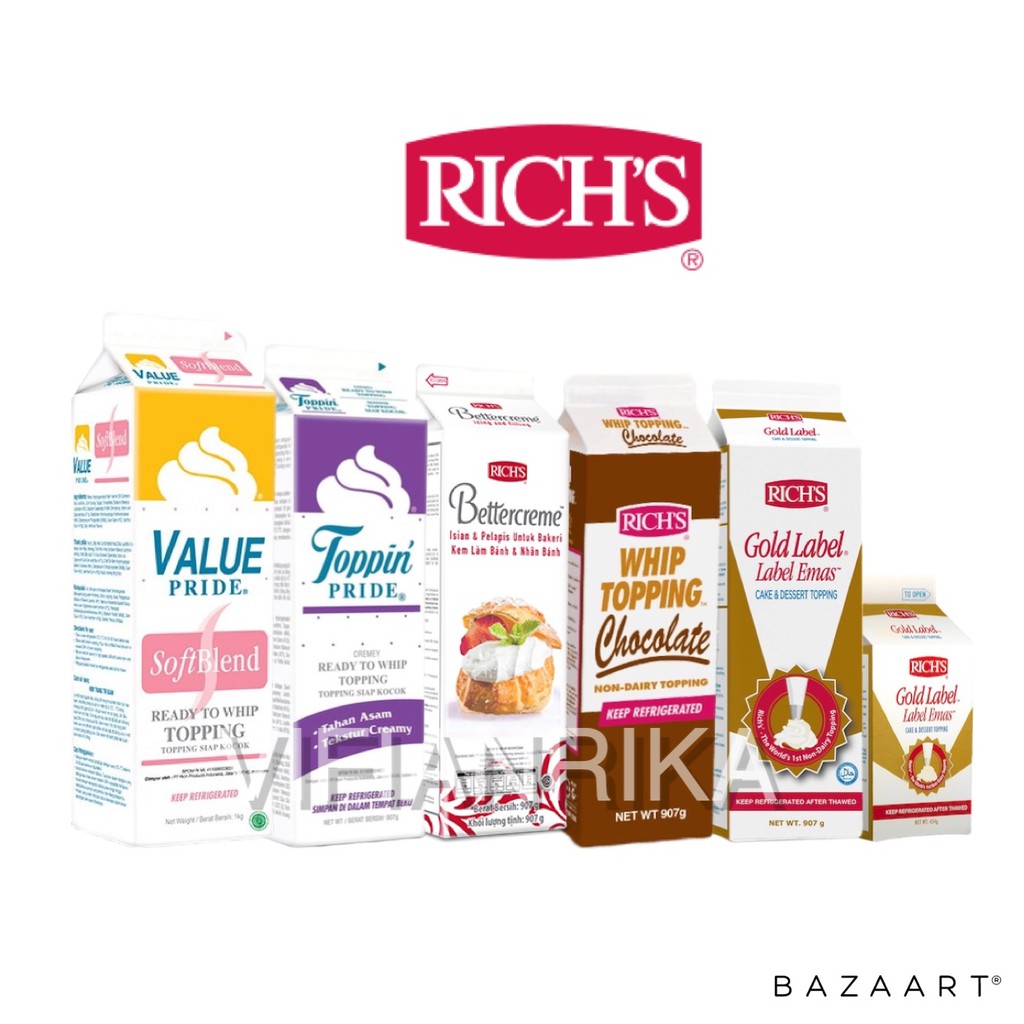 

Richs Gold Label whipping cream 907 gram